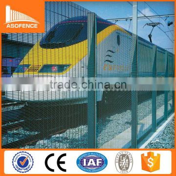 Powder coating perimeter fences / Clearvu Prison anti-climb security fence