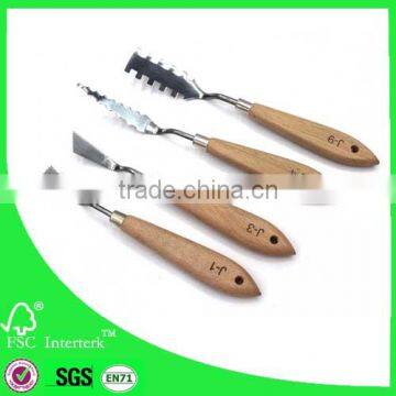 2014 Newest stainless steel artist painting knife palette knives for oil painting