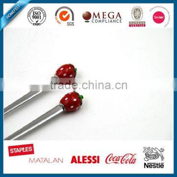 Strawberry Polyresin Handle Stainless Steel Cutlery Set