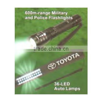 600M police flashlight