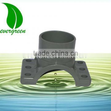 Plastic PVC saddle with socket