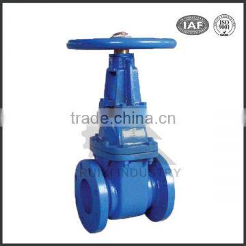 China supplier cast iron handwheel backwater funnel with valves