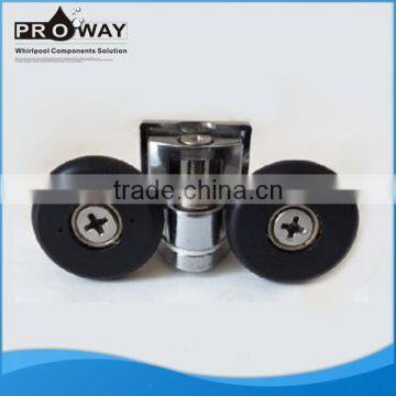 Bathroom Moving Pulley Double Rollers Shower Door Sliding Pulley