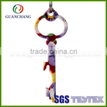 Custom Logo Stainless Steel Beer Bottle Opener Keychain photo-2