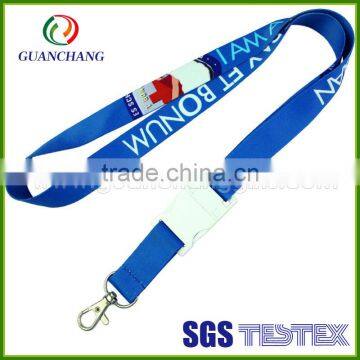 2015 New Products Printed Logo Lanyards With Metal Hook photo-2