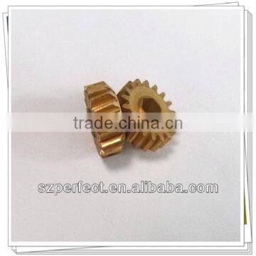 CNC machined aluminum bronze gear