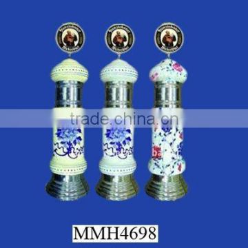 Promotional porcelain ceramic beer tower tap