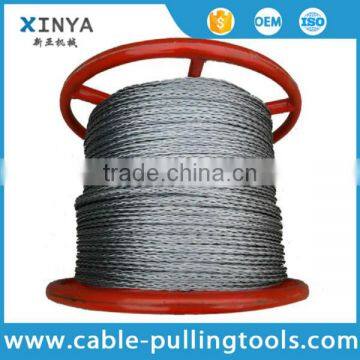 Used In Pulling Conductor Square 12 Strands Galvanized Anti-twisting Braided Steel Wire Rope photo-2