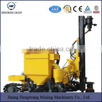 crawler type DTH blasting hole drilling rig