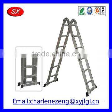 OEM&ODM Customized Multi-purpose Aluminum Folding Step Ladder photo-2