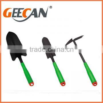 Hot Selling 6pcs A3 Steel 50# Carton Steel Garden Tool Set With Paiting in Black