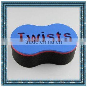 Oval shaped Magic Wave hair brush, Hair twist sponge,Customized LOGO