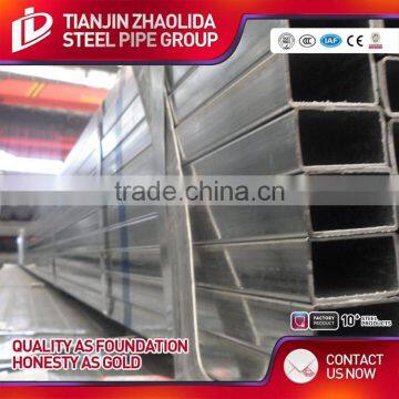 Zinc Coated 200 g - 500 g bs 1387 Galvanized Square Pipes for Construction Use
