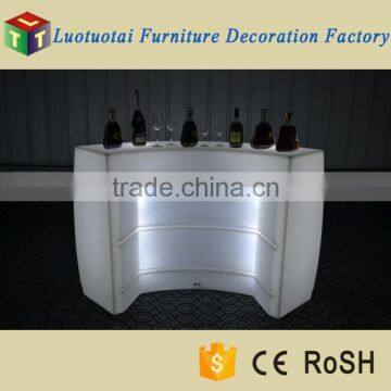 LED Remote Straight Bar Counter/ Hot Sell LED Rechargeable Bar Counter/LED Outdoor Lawn Use Bar Counter photo-3