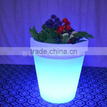 LED furniture led illuminated plastic flower pot led flower pot LTT-CF13