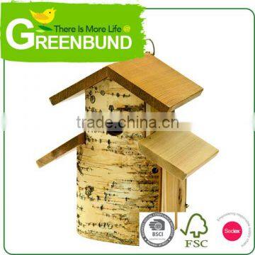 Cage Bird Feeder House Waterproof Hen With Tray Wild Bird Care photo-2