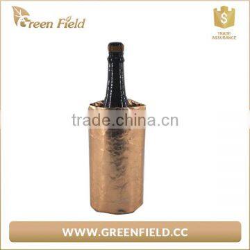 Rose gold washable kraft paper wine bag,high quality kraft paper wine bag