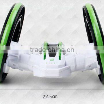2 Wheels Capsule Space Toy Stunt Car, Anti-throw 360 Degree Roll Rotating Tumbling Car, Electric Stunt Radio Control Toy Car photo-2