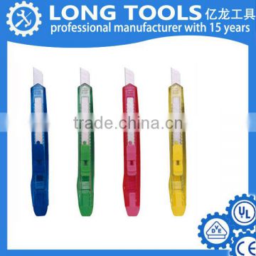 Wholesale custom tailor plastic mini safety cutter knife type