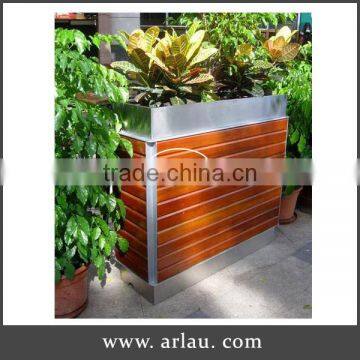 Arlau planters wooden slats, wooden planter box