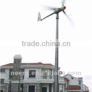 3kw Grid-tie and Off-grid Wind Turbine with Mechnical Yaw and Drum Brake