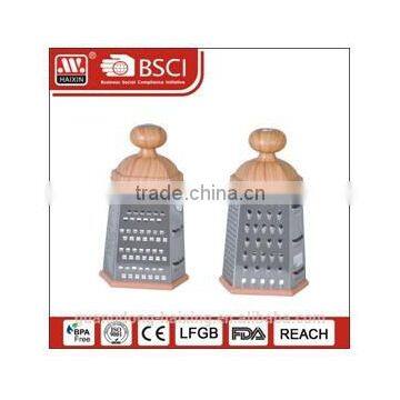 Six-sided grater for houseware,with round handle