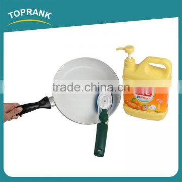 Toprank Detachable Hot Kitchen Liquid Dish Brush Soap Dispenser Bbq Soap Dispensing Dish Sponge Scouring Pad With Sponge photo-6