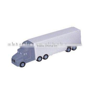 PU stress container car/lorry shaped stress reliever/anti stress truck/squeeze soft toy