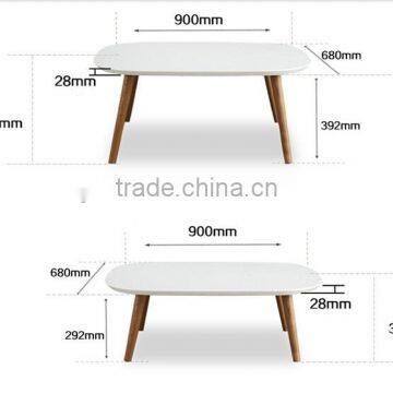 2016 New Modern Sofa Table Wholesale Mdf Wood Sofa Side Table With Wood Leg Two Size a Set Wood Coffee Table photo-6