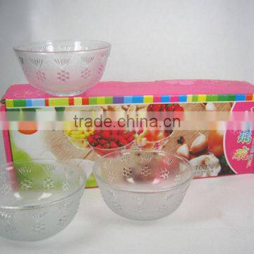 glass bowls 3 pcs of set