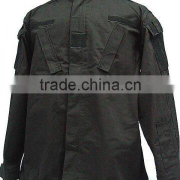 SWAT Airsoft Black BDU Uniform Set Shirt Pants photo-2