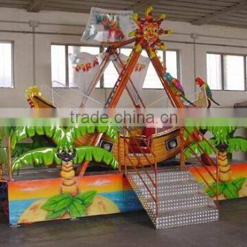 Outdoor & indoor children playground 12 seats swing pirate ship ride LT-7040