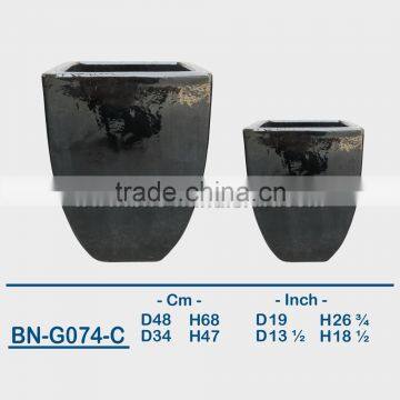 GLAZED CERAMIC OUTDOOR POT BN-G074 photo-4