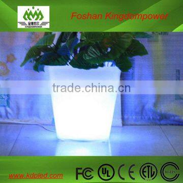 Rechargeable Colorful LED Plastic Lighting Flowerpot photo-4