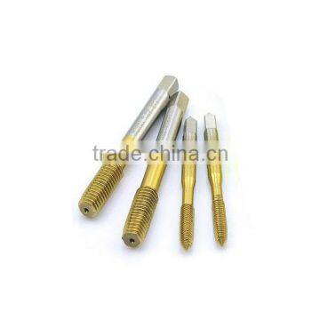 7pcs/set 3-12mm Tap & Die Set Hand Tools Titanium Coating Cutter Hole HSS Taps Set Straight Fluted photo-2