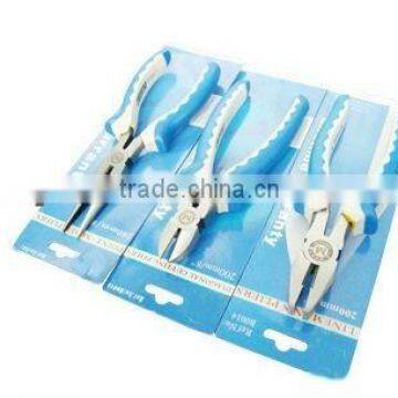 3pcs Pliers set (combination plier+long nose +diagonal cutting )