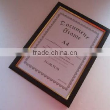 A4 Plastic Certificate Diploma Frames