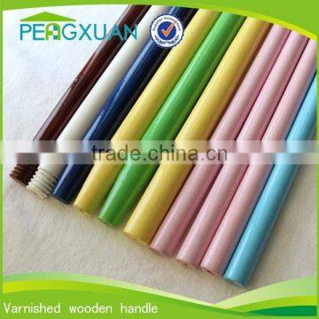 wholesale single colour printing film coated mop stick with Plastic cap