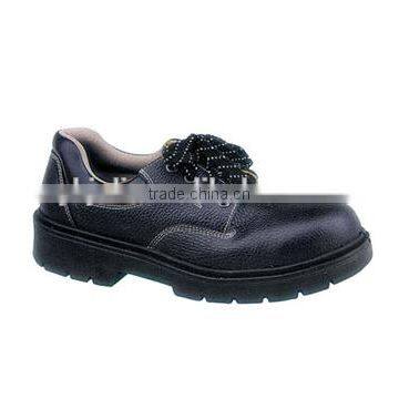 light leather upper safety shoes