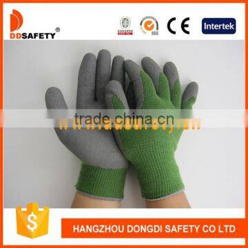 DDSAFETY 10 Gauge Cotton Working Gloves With Gray Latex Coating