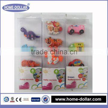 Animal wholesale promotional gifts made in china new design funny custom eraser for school