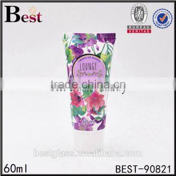 NEW 60ml 2oz plastic tube with screw cap for cream packaging China