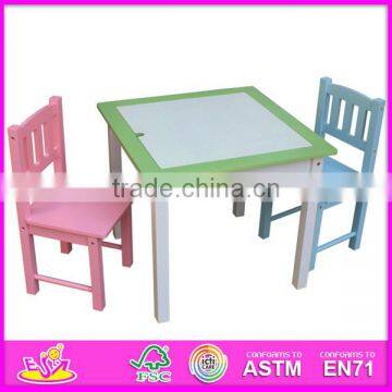 Hot New Product for 2015 Dining Table and Chair,Fashion Wooden Table and Chair Set,High Quality Dining Table and Chair W08G104