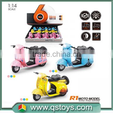 China Manufacturer metal pull back toy car with light and music