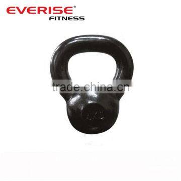 Black hammertone painted kettlebell