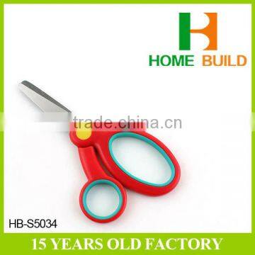 Factory Price HB-S5034 Student Scissors School Scissors Rubber Hand Scissors photo-2