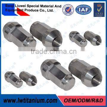 Gr5 M12*1.25/1.5*27 Titanio Lug Nuts by LIUWEI