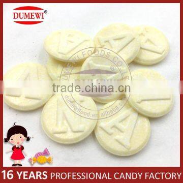 Words Printing Nutritious Dry Milk Round Tablet Candy Goat Milk Tablet