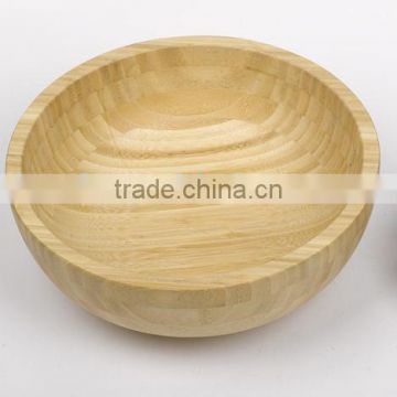 Quality spun bamboo salad bowl