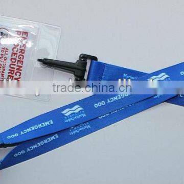 Lanyard with plastic pocket 2013